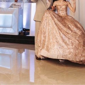 XS quincenera dress WORN ONCE